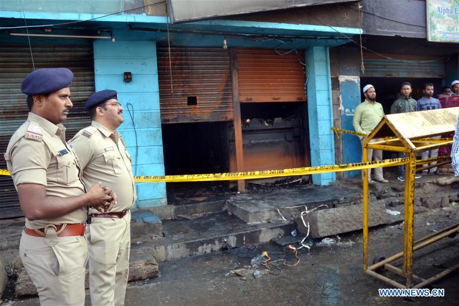 INDIA-BENGALURU-FIRE