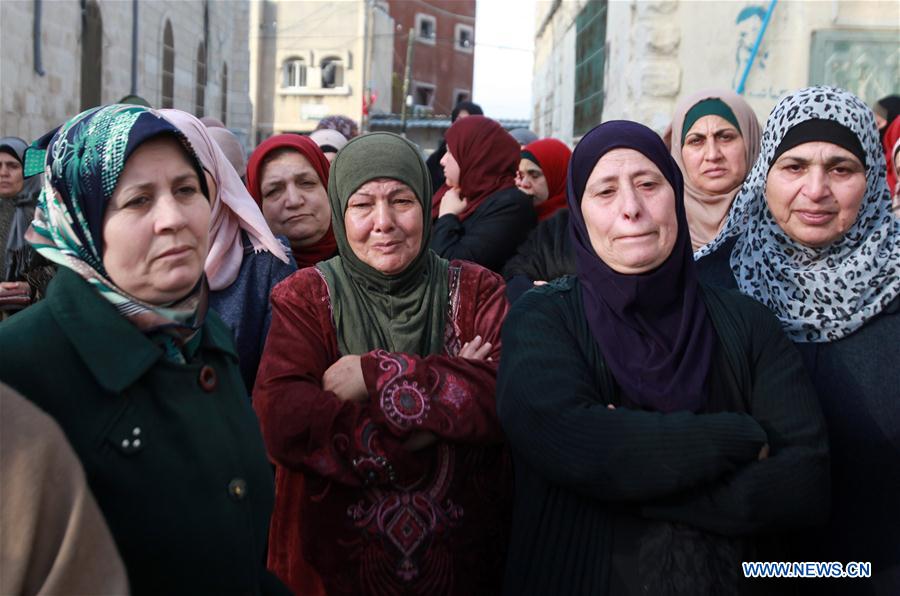 MIDEAST-WEST BANK-QALQILYA-FUNERAL