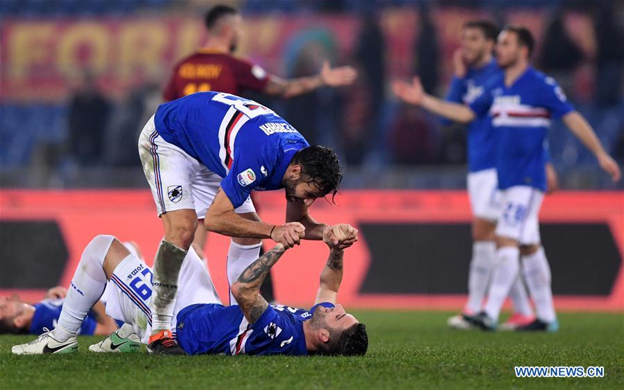 (SP)ITALY-ROME-SOCCER-SERIE A-ROMA VS SAMPDORIA  