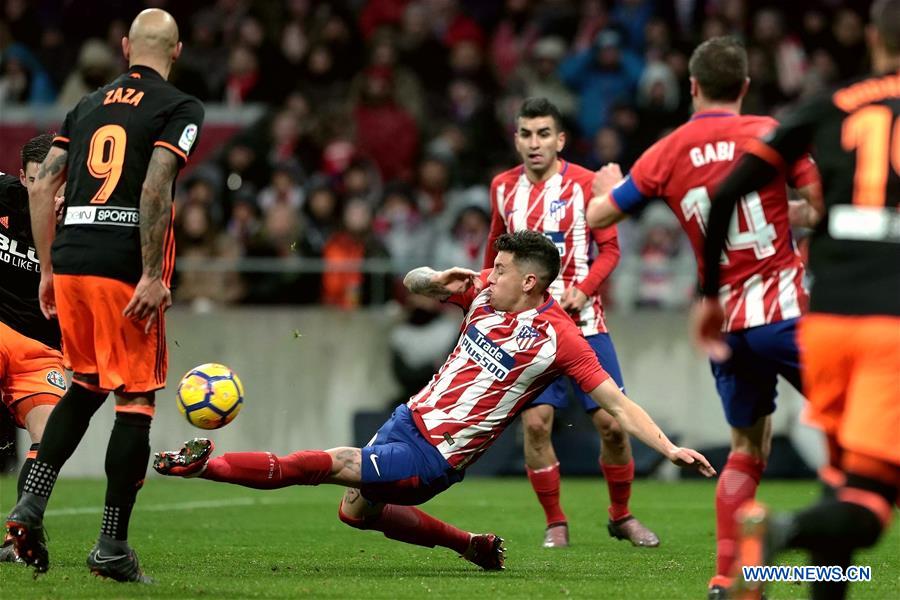 (SP)SPAIN-MADRID-SOCCER-SPANISH LEAGUE-ATLETICO VS VALENCIA