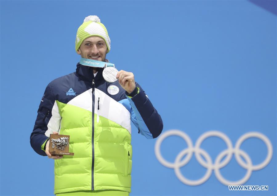 (SP)OLY-SOUTH KOREA-PYEONGCHANG-BIATHLON-MEN'S 20KM INDIVIDUAL-MEDAL CEREMONY