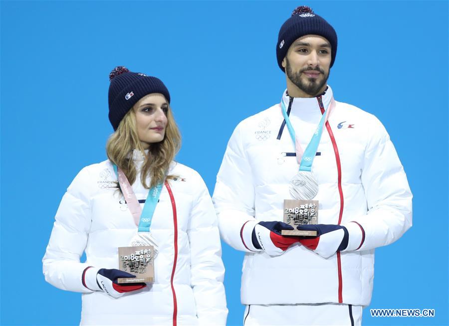 (SP)OLY-SOUTH KOREA-PYEONGCHANG-FIGURE SKATING-ICE DANCE-MEDAL CEREMONY