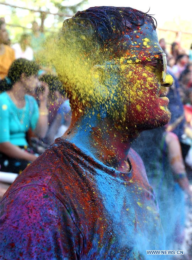 MYANNMAR-YANGON-HOLI FESTIVAL