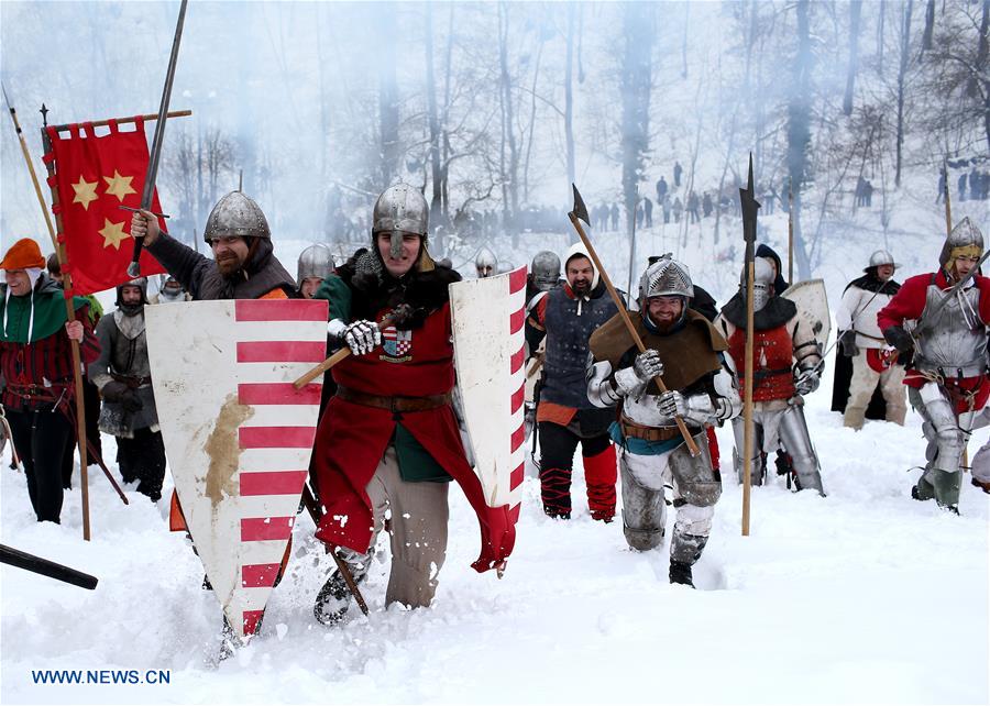 CROATIA-SAMOBOR-BATTLE OF SAMOBOR-RE-ENACTMENT