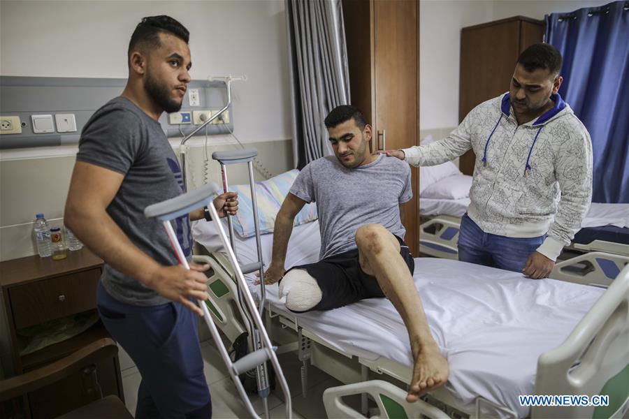 MIDEAST-GAZA-INJURED