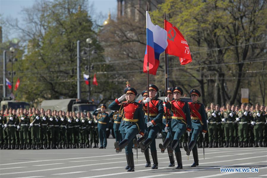 RUSSIA-ST. PETERSBURG-VICTORY DAY-PARADE