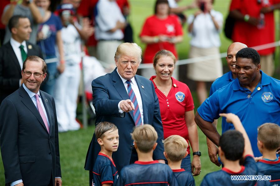 U.S.-WASHINGTON D.C.-TRUMP-WHITE HOUSE-SPORTS AND FITNESS DAY