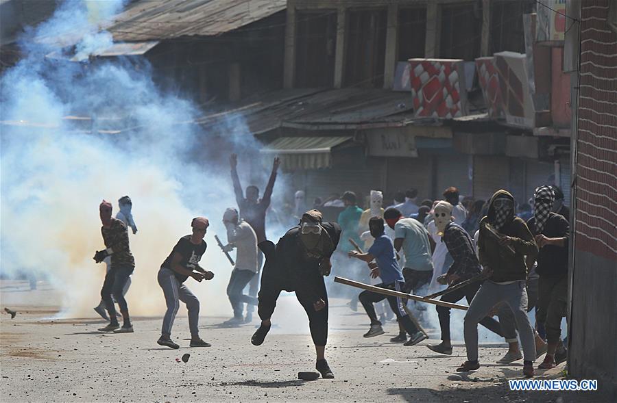 INDIAN-CONTROLLED KASHMIR-SRINAGAR-AL QUDS DAY-CLASHES