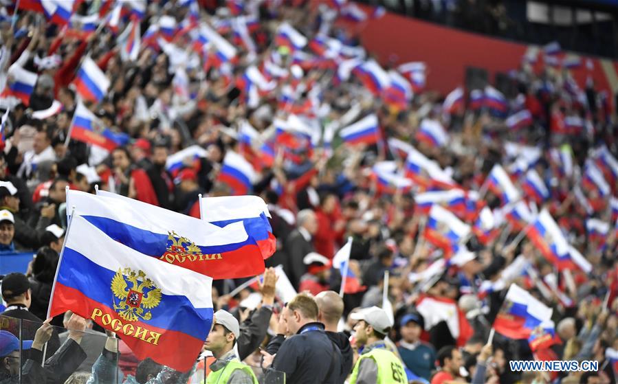 (SP)RUSSIA-SAINT PETERSBURG-2018 WORLD CUP-GROUP A-RUSSIA VS EGYPT