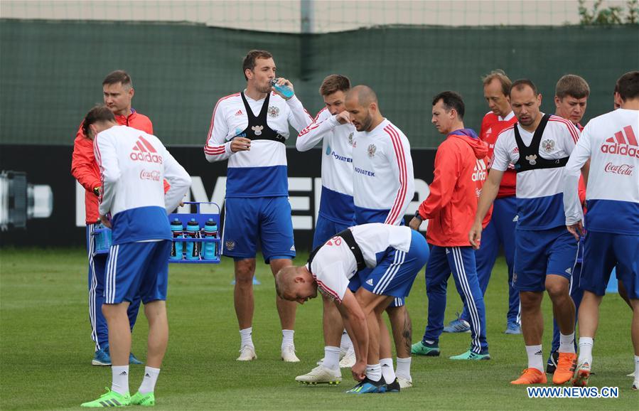 (SP)RUSSIA-MOSCOW-2018 WORLD CUP-RUSSIA-TRAINING