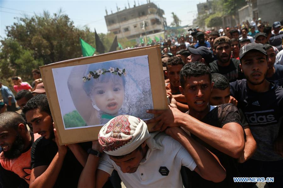 MIDEAST-GAZA-FUNERAL