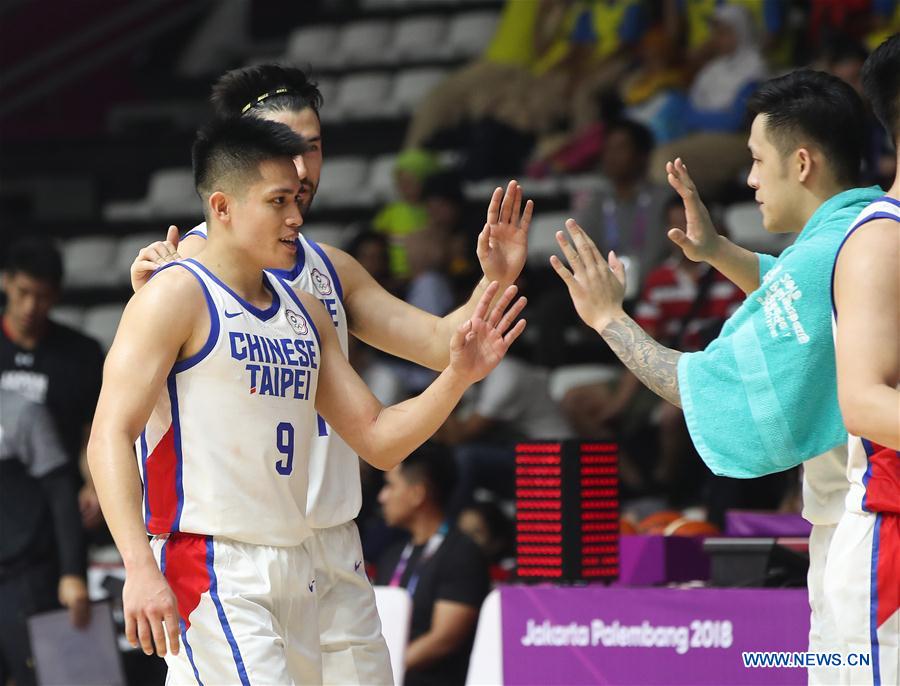 (SP)INDONESIA-JAKARTA-ASIAN GAMES-BASKETBALL-CHINESE TAIPEI VS JAPAN