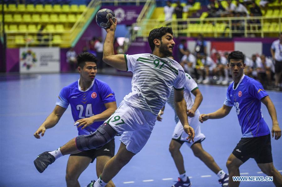 (SP)INDONESIA-JAKARTA-ASIAN GAMES-HANDBALL-HONG KONG VS SAUDI ARABIA