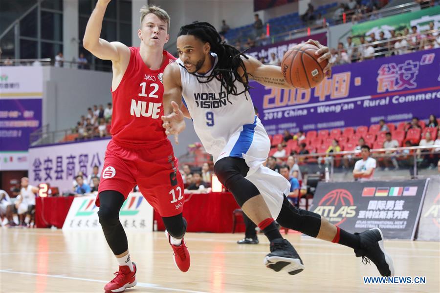 (SP)CHINA-WENG'AN-BASKETBALL-2018 WENG'AN INTERNATIONAL MEN'S BASKETBALL CHAMPIONSHIP