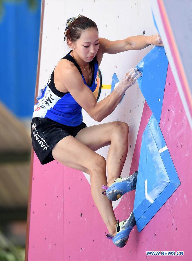 (SP)INDONESIA-PALEMBANG-ASIAN GAMES 2018-SPORT CLIMBING-WOMEN'S COMBINED FINAL