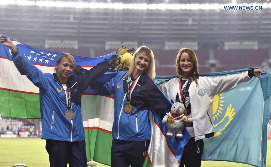 (SP)INDONESIA-JAKARTA-ASIAN GAMES-ATHLETICS-WOMEN'S HIGH JUMP