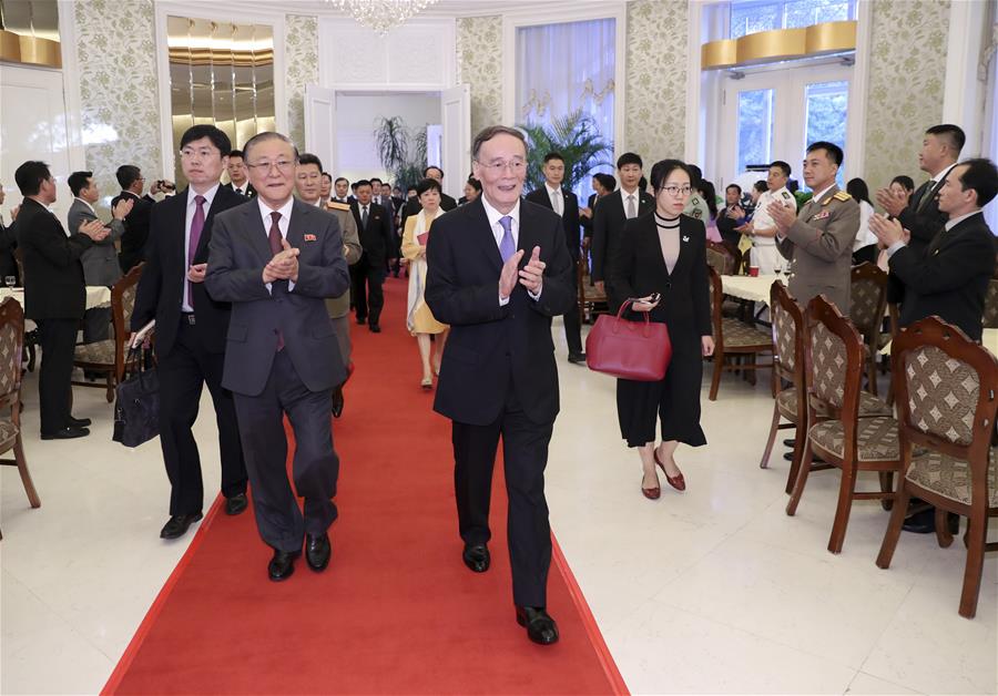 CHINA-BEIJING-WANG QISHAN-DPRK-RECEPTION (CN)