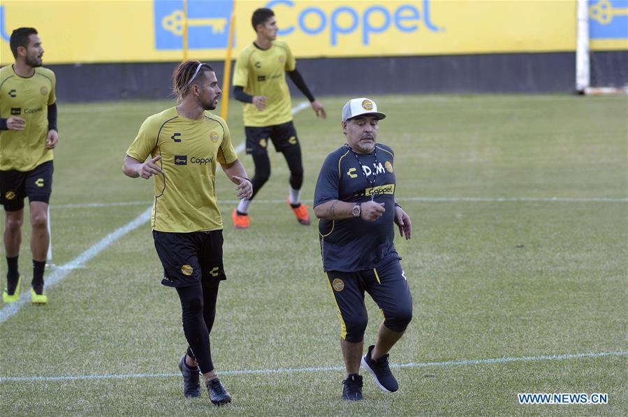 (SP)MEXICO-SINALOA-MARADONA-TRAINING SESSION