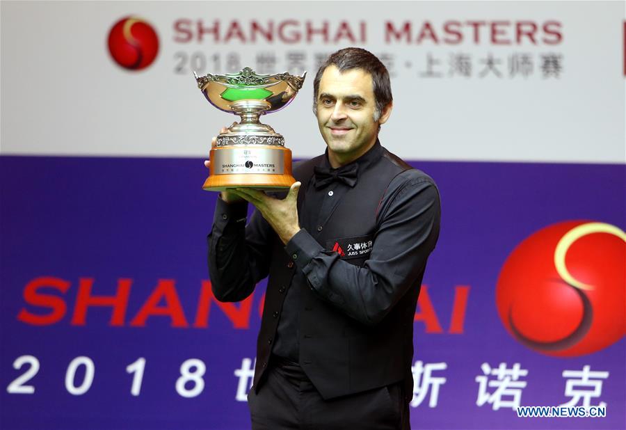 (SP)CHINA-SHANGHAI-SNOOKER-SHANGHAI MASTERS 2018 (CN)