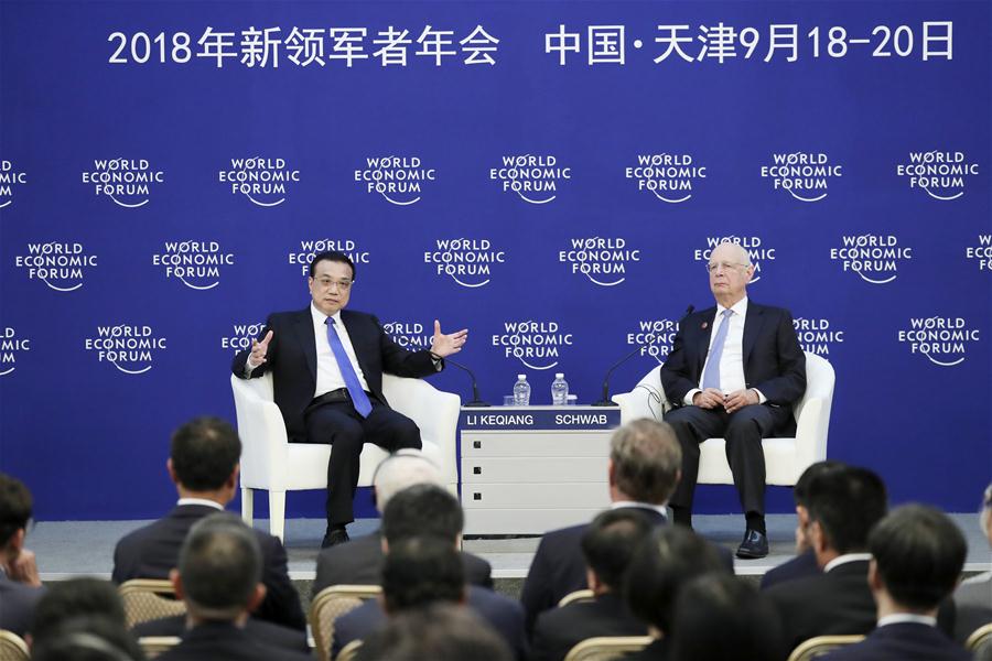 CHINA-TIANJIN-LI KEQIANG-WEF-SUMMER DAVOS-DIALOGUE (CN)