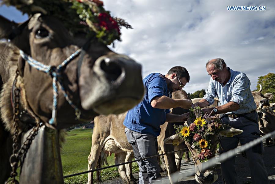 SWITZERLAND-SEEWIS-DESALPE-FESTIVAL 