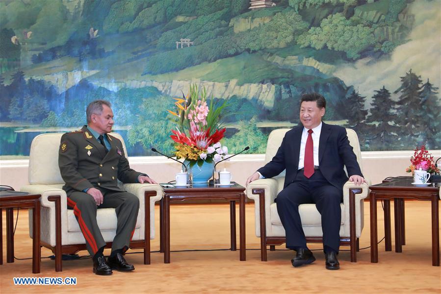 CHINA-BEIJING-XI JINPING-RUSSIA-SERGEI SHOIGU-MEETING (CN)