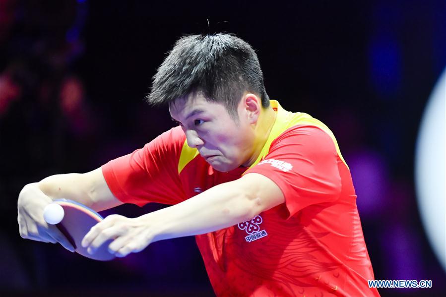 (SP)FRANCE-CHESSY-2018 ITTF MEN'S WORLD CUP-FINAL-FAN ZHENDONG VS TIMO BOLL