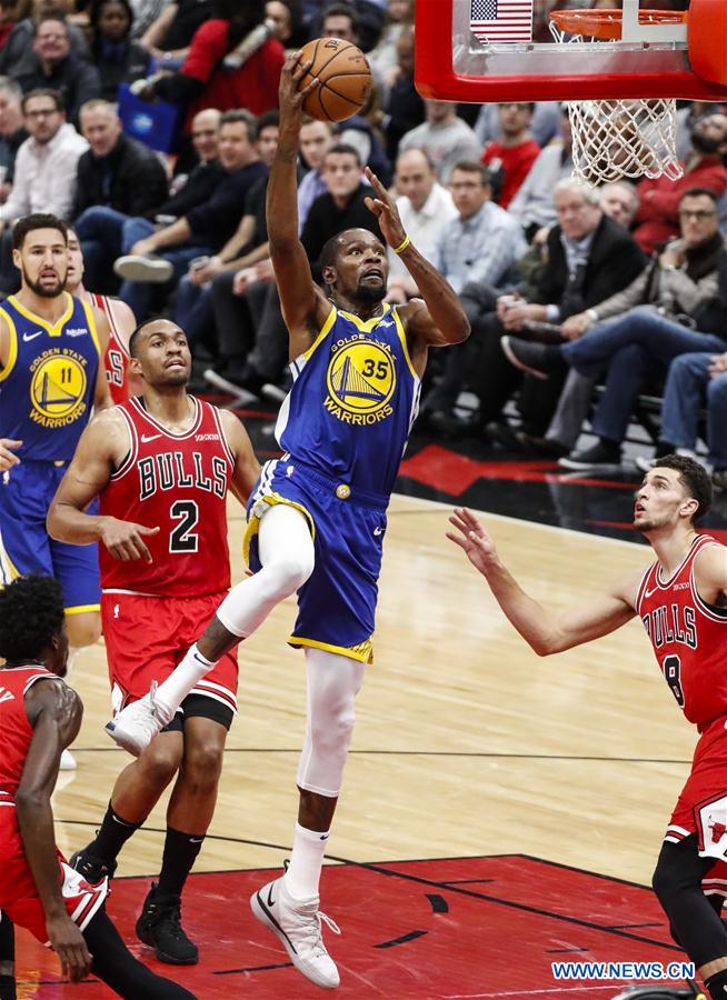 (SP)US-CHICAGO-NBA-WARRIORS VS BULLS