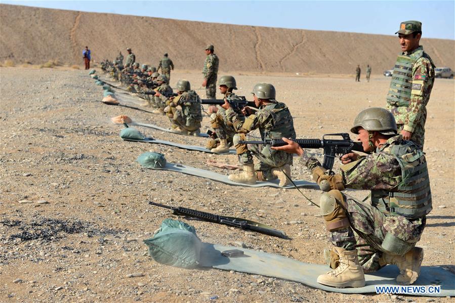 AFGHANISTAN-KANDAHAR-MILITARY TRAINING