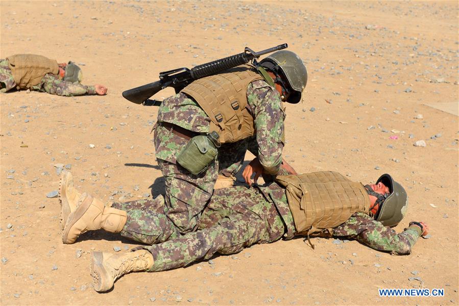 AFGHANISTAN-KANDAHAR-MILITARY TRAINING