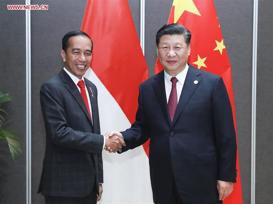 PAPUA NEW GUINEA-CHINA-XI JINPING-JOKO WIDODO-MEETING