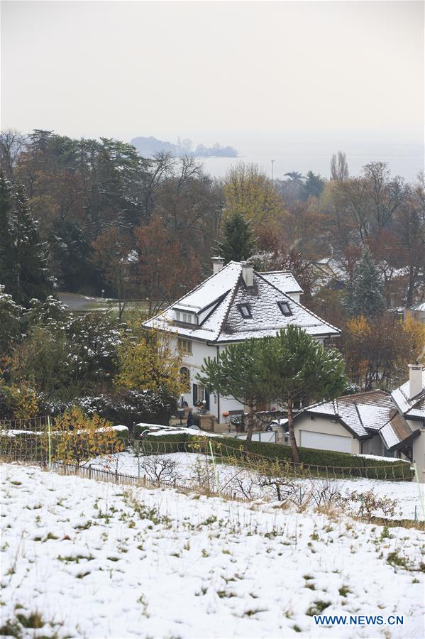 SWITZERLAND-GENEVA-SNOW