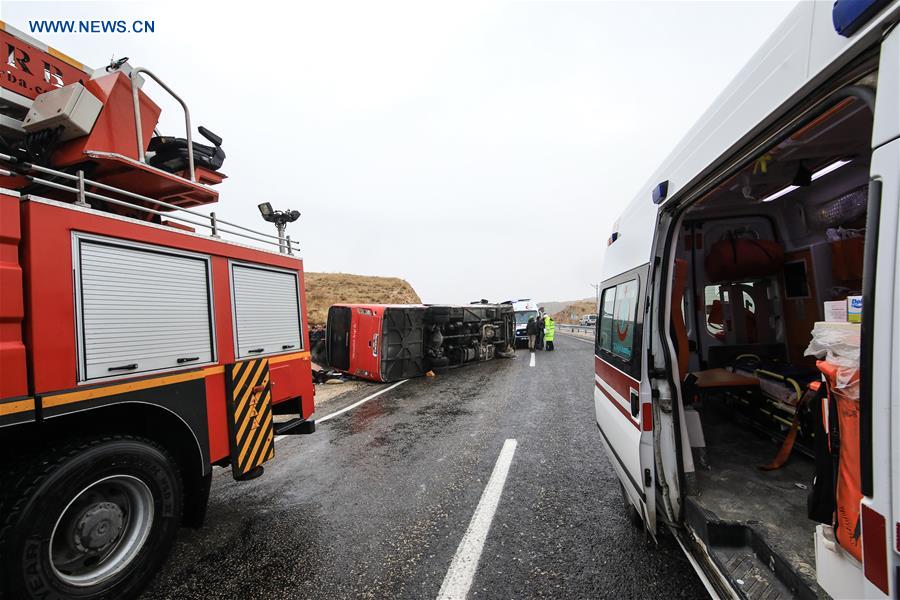 TURKEY-MALATYA-BUS ACCIDENT