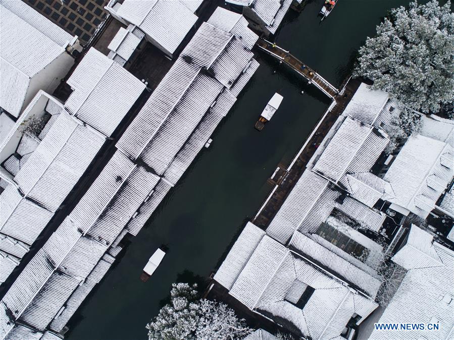 CHINA-ZHEJIANG-WUZHEN-SNOW SCENERY (CN)