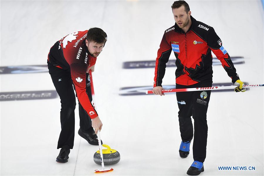 (SP)CHINA-XINING-INTERNATIONAL CURLING ELITE 2018-MEN'S FINAL