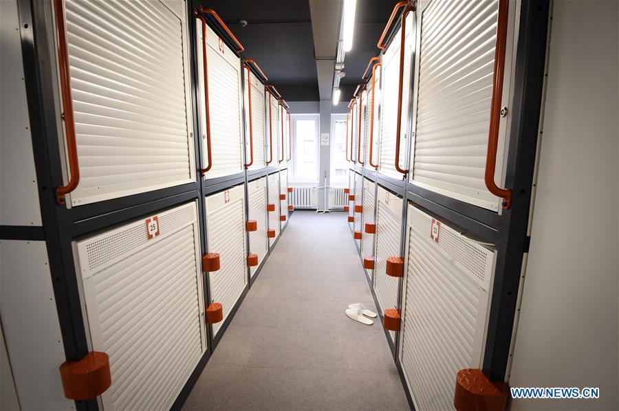 POLAND-WARSAW-CAPSULE HOTEL