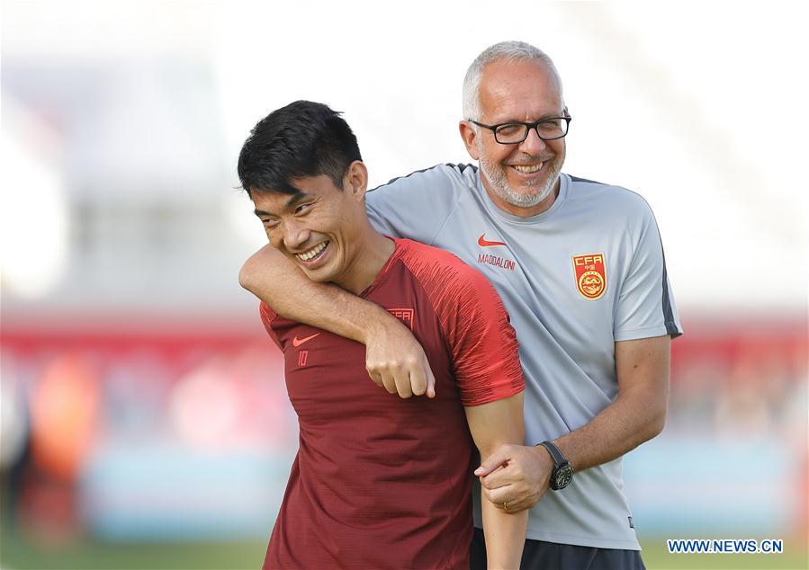 (SP)UAE-AL AIN-SOCCER-AFC ASIAN CUP 2019-CHN-TRAINING SESSION