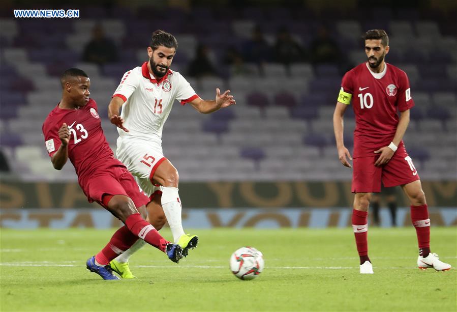 (SP)UAE-AL AIN-SOCCER-ASIAN CUP-QATAR VS LEBANON