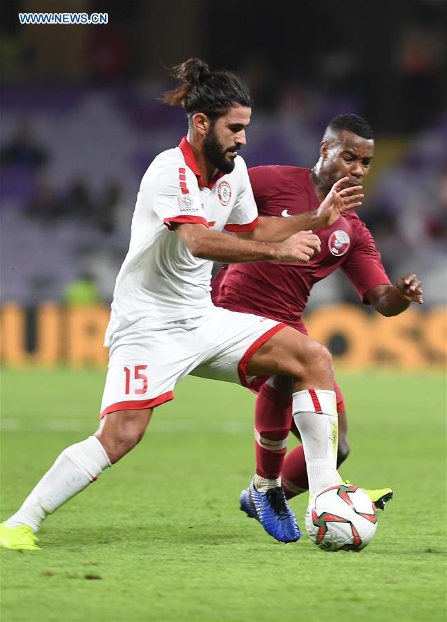 (SP)UAE-AL AIN-SOCCER-ASIAN CUP-QATAR VS LEBANON