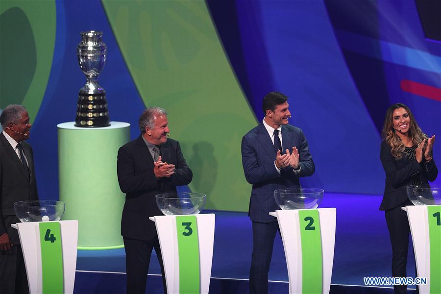 (SP)BRAZIL-RIO DE JANEIRO-CONMEBOL-COPA AMERICA 2019-DRAW