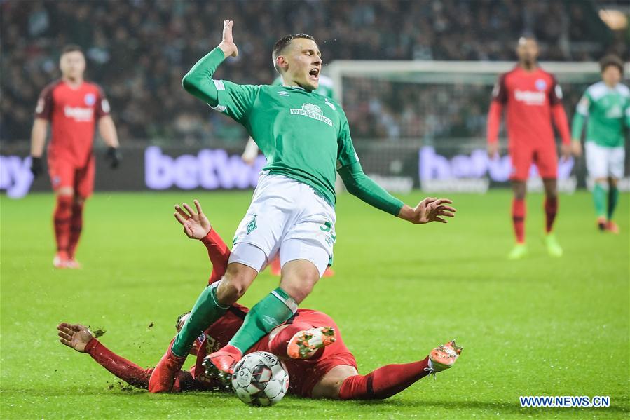 (SP)GERMANY-BREMEN-SOCCER-BUNDESLIGA-BREMEN VS FRANKFURT