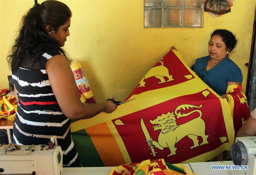 SRI LANKA-COLOMBO-INDEPENDENCE DAY-PREPARATION