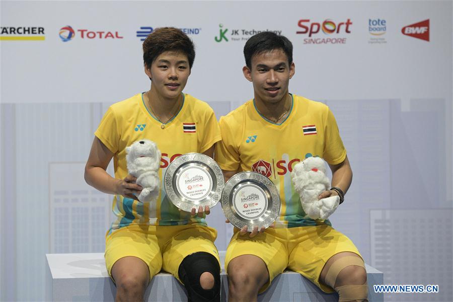 (SP)SINGAPORE-BADMINTON-SINGAPORE OPEN