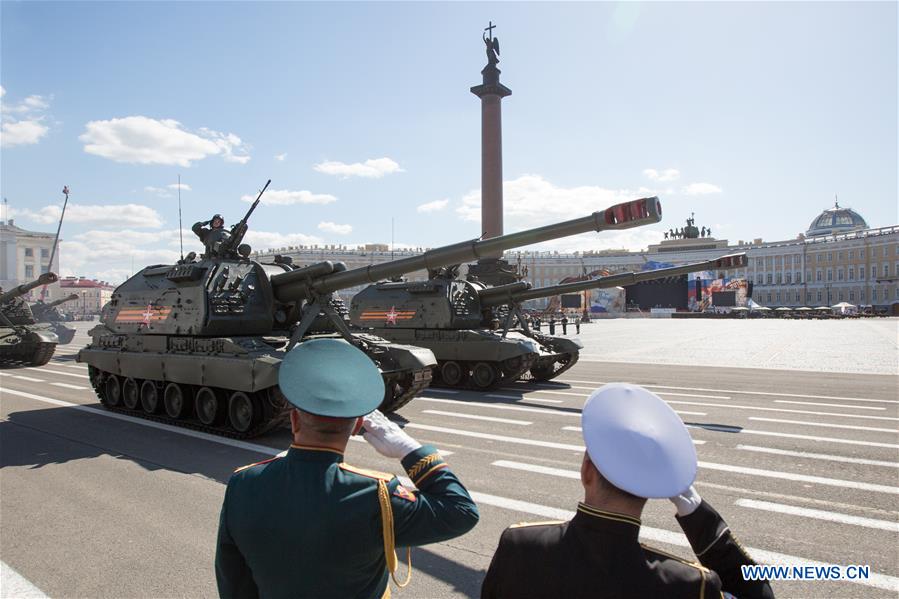 RUSSIA-ST. PETERSBURG-VICTORY DAY-PARADE