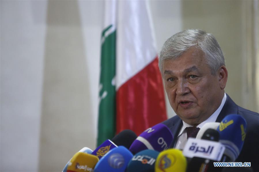 LEBANON-BEIRUT-RUSSIA-SPECIAL ENVOY FOR SYRIA-VISIT 