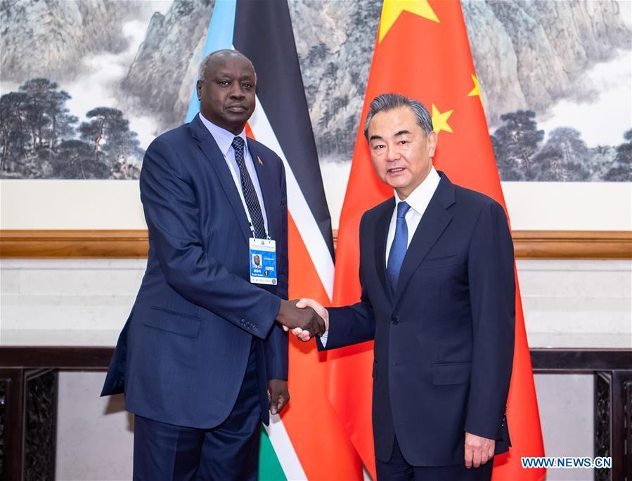 CHINA-BEIJING-WANG YI-SOUTH SUDAN-FM-MEETING (CN)