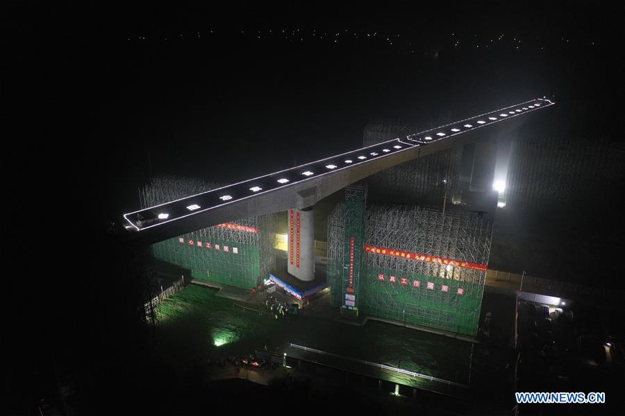 CHINA-HEBEI-XIONGAN-SWIVEL RAILWAY BRIDGE-ROTATION (CN)