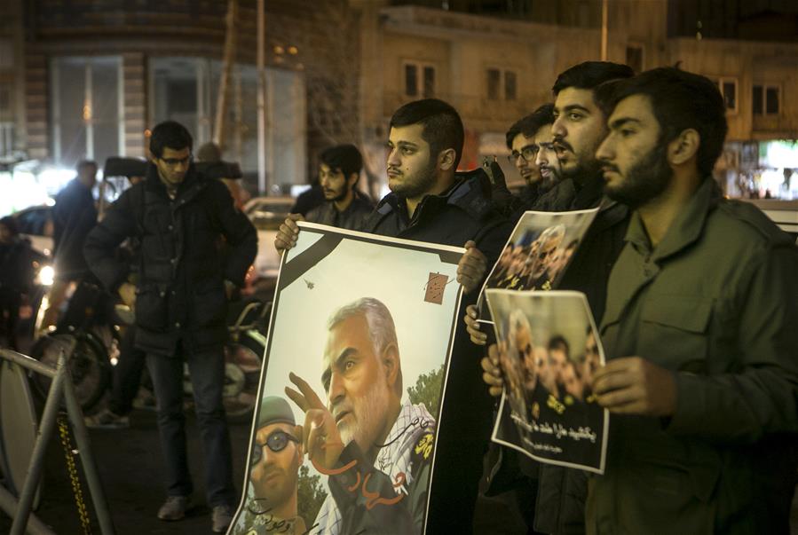 IRAN-TEHRAN-QASEM SOLEIMANI-MOURNING CEREMONY