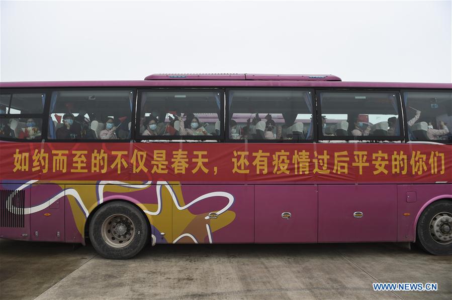 CHINA-GUANGXI-COVID-19-MEDICS-RETURN HOME-ARRIVAL (CN)