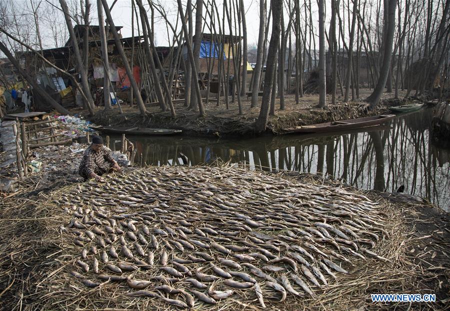 INDIA-KASHMIR-SRINAGAR-SMOKED FISH